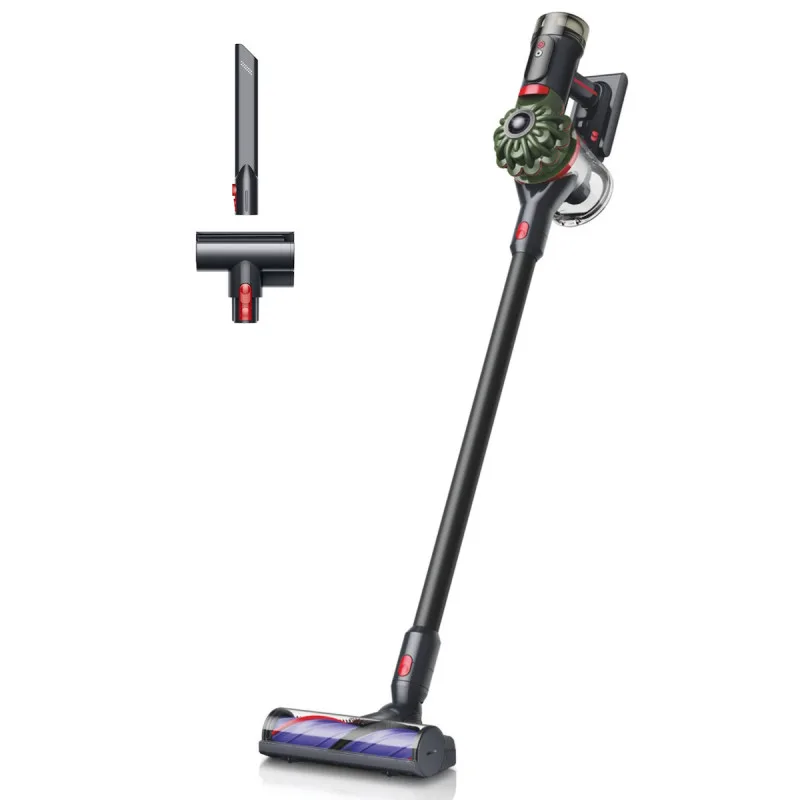 Κάθετη σκούπα Dyson V8 Cyclone SV55 MAGn/Bk 226587-01, 150AW, 0,54 l, 3 λειτουργίες, Χωρίς απώλεια ισχύος, Υγιεινή εκκένωση, Πλήρως σφραγισμένη φίλτρανση, Μαύρο/μαγνήσιο