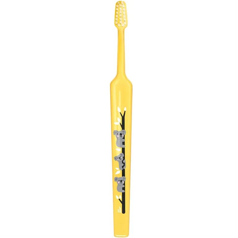 TePe Mini Extra Soft 0-6 Years Toothbrush Παιδική Οδοντόβουρτσα για τα Πρώτα Δοντάκια από 0 Έως 6 Ετών 1 Τεμάχιο - Κίτρινο