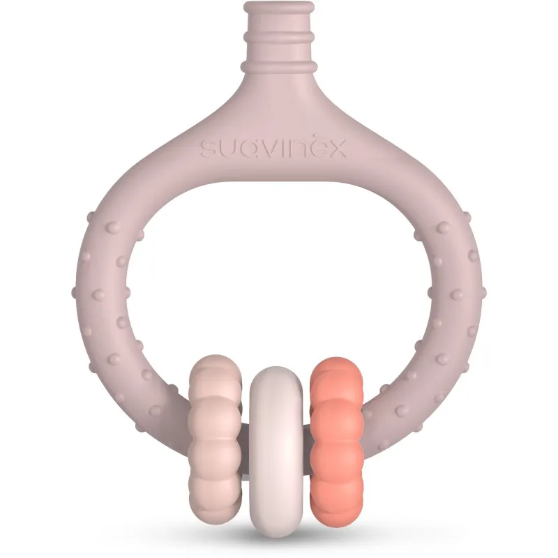 Suavinex Gum Massager μασητικό 0 m+ Ροζ 1 τμχ