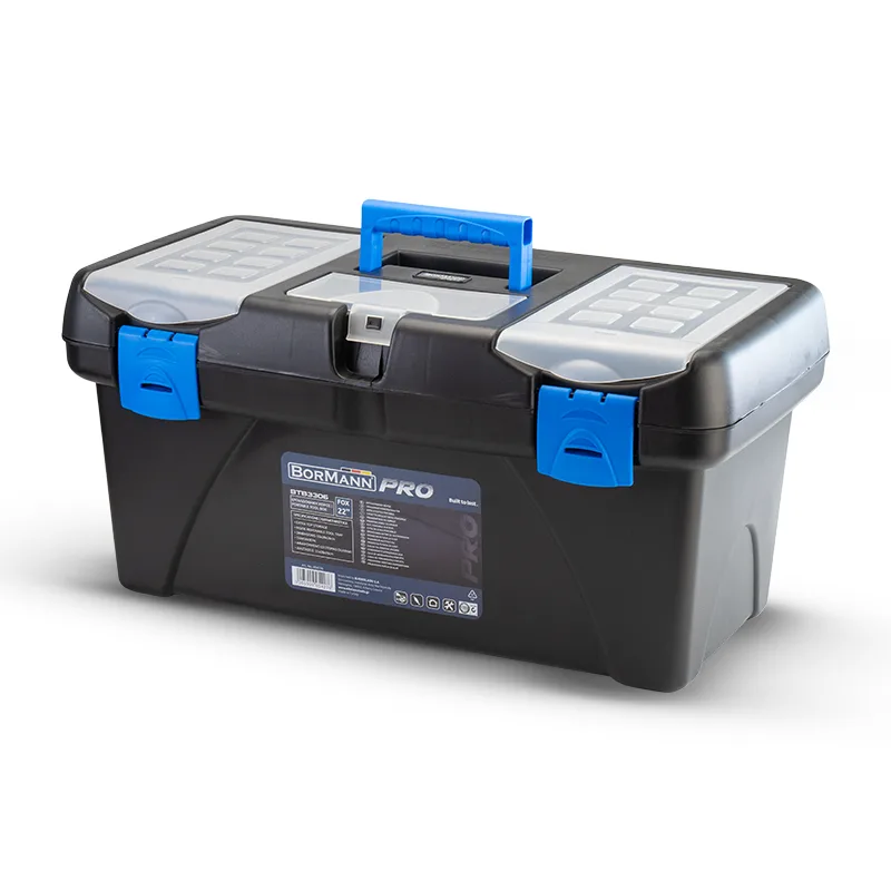 BORMANN Pro BTB3306 Εργαλειοθήκη Χειρός Πλαστική "Fox",με Ταμπακέρα,55x28x26cm 054276