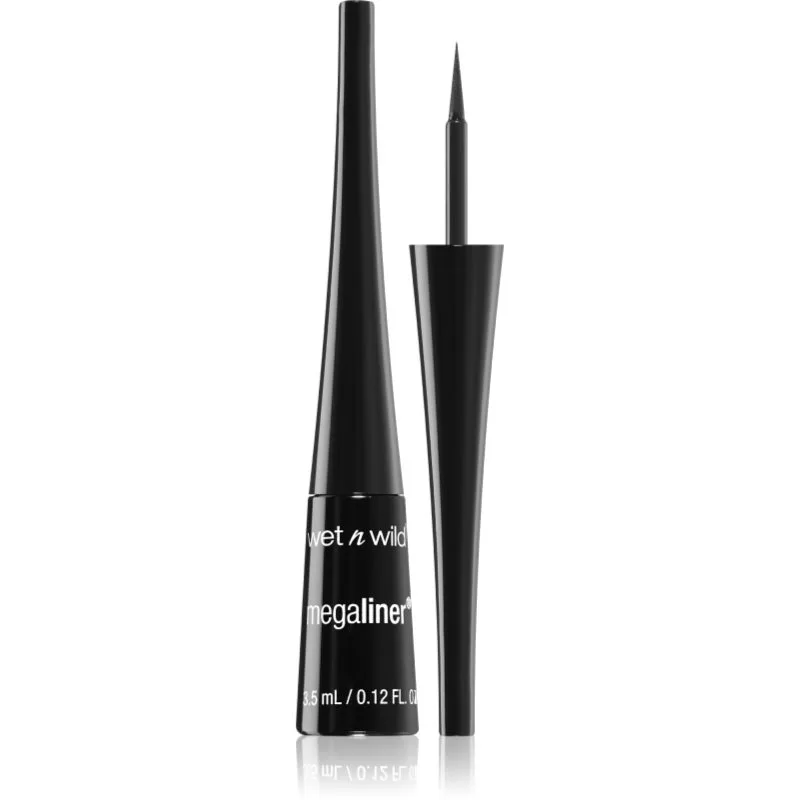 Wet n Wild MegaLiner υγρό λάινερ ματιών απόχρωση Black 3,5 ml