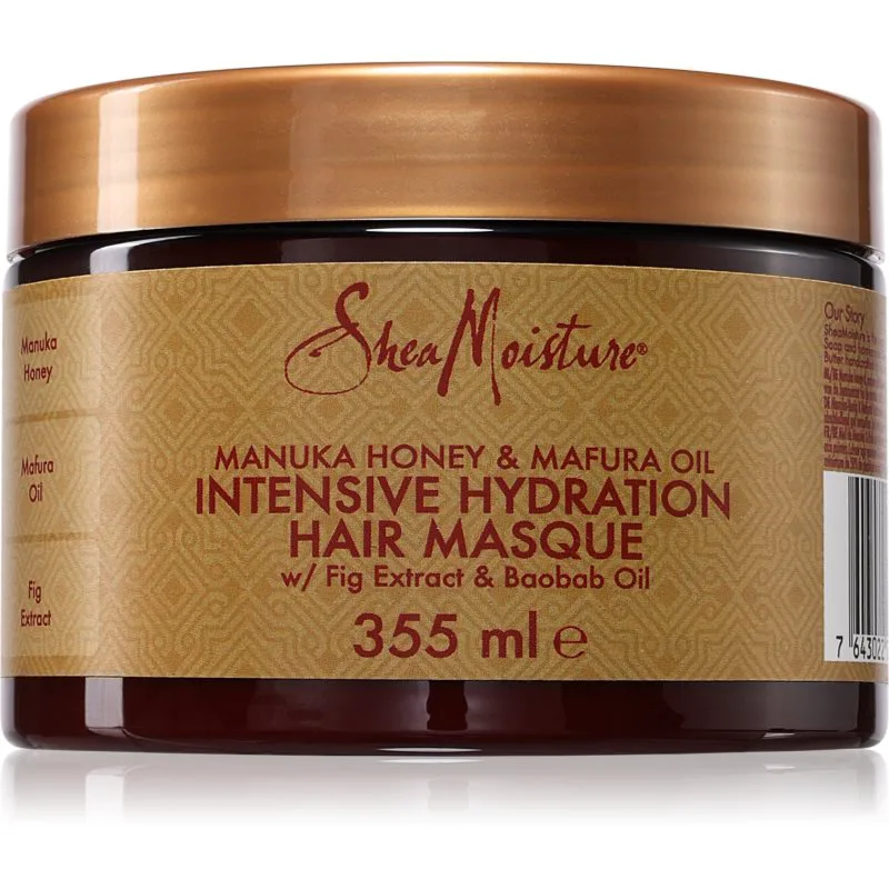 Shea Moisture Manuka Honey & Mafura Oil εντατικά ενυδατική μάσκα για τα μαλλιά 355 ml