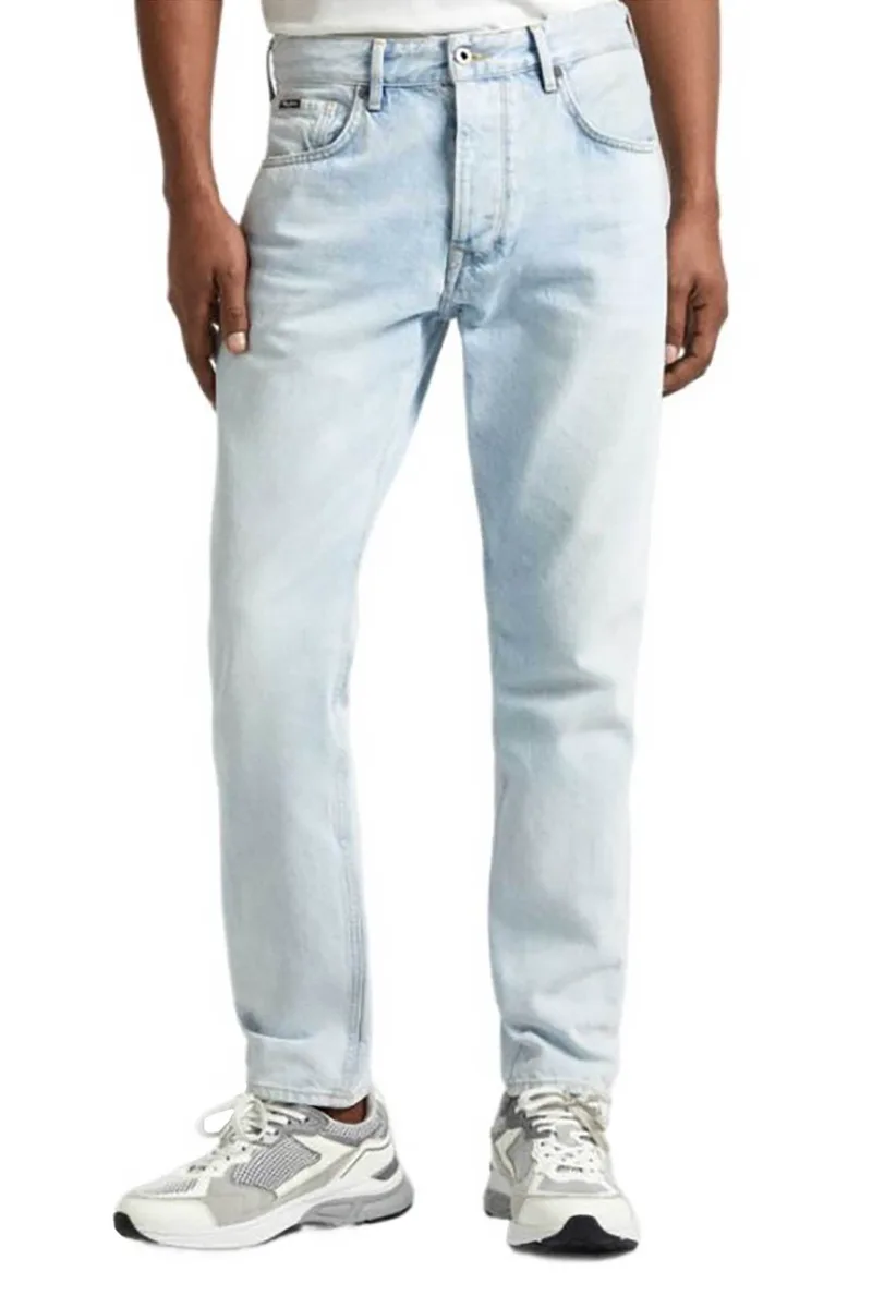 Pepe Jeans ανδρικό τζιν παντελόνι πεντάτσεπο Tappered Fit - PM207392UM60 Denim Blue