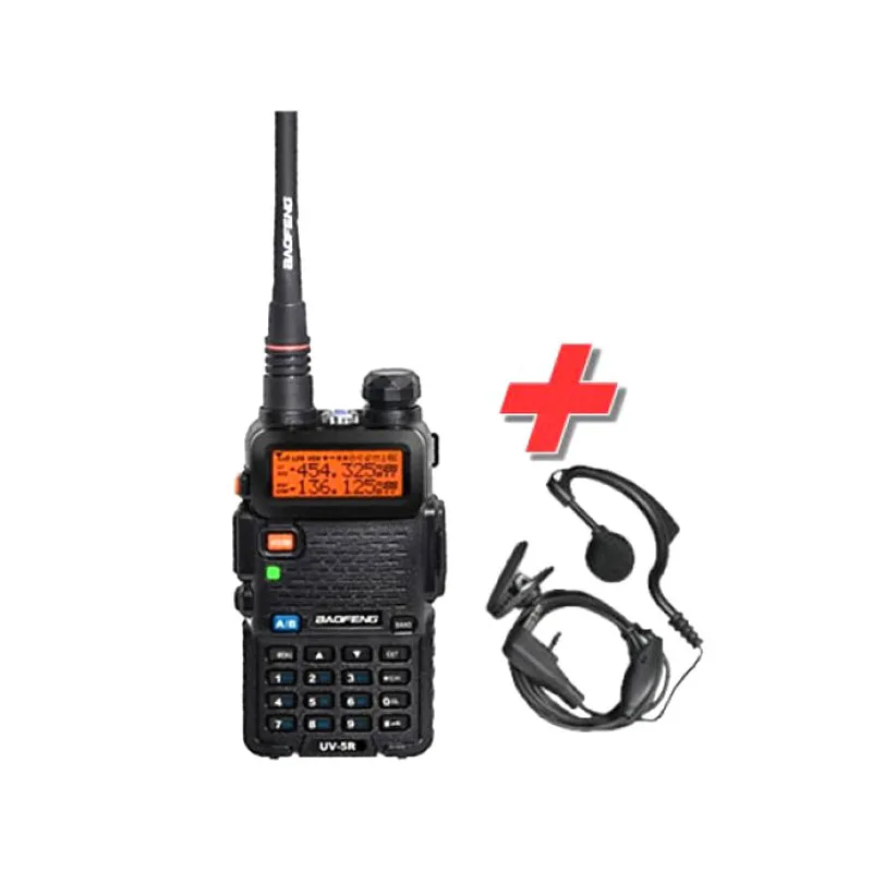 Baofeng UV-5R Φορητός Dual Band Πομποδέκτης VHF/UHF Και Μικροακουστικό