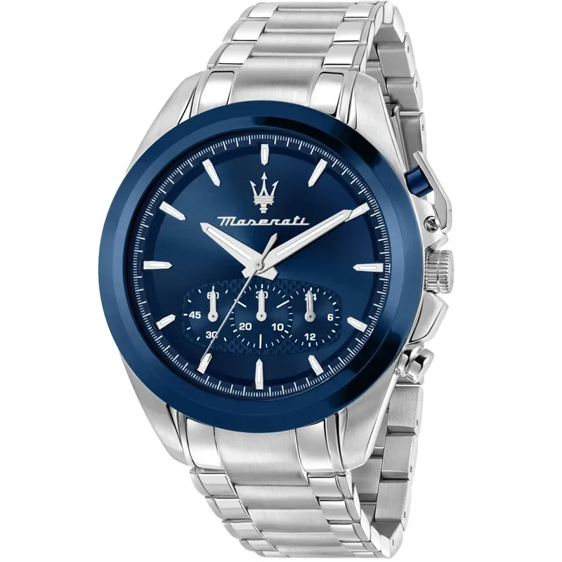 Ανδρικό ρολόι Maserati Traguardo Chronograph Stainless Steel Bracelet R8873612067 R8873612067 Ατσάλι