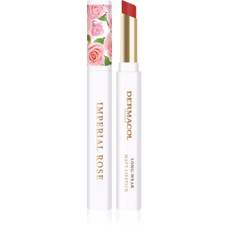 Dermacol Imperial Rose ματ κραγιόν με την μυρωδιά των τριαντάφυλλων απόχρωση 04 1,6 γρ