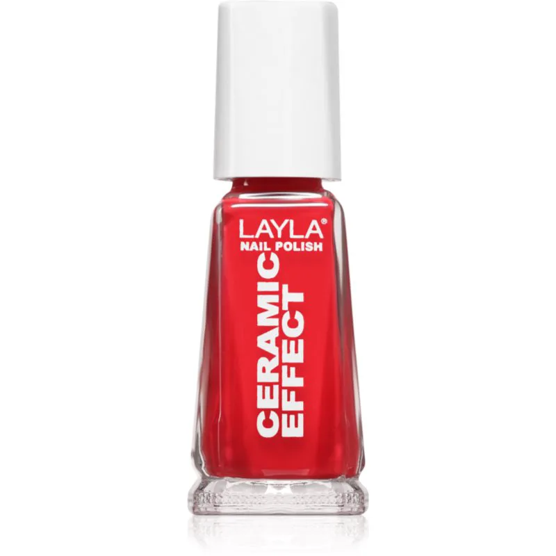 Layla Cosmetics Ceramic Effect βερνίκι νυχιών απόχρωση N. 45 Coral Bay 10 ml
