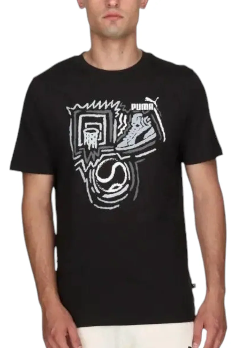Μπλούζα Κοντομάνικη Puma Graphics Year of Sports 680176-01 Ανδρικό