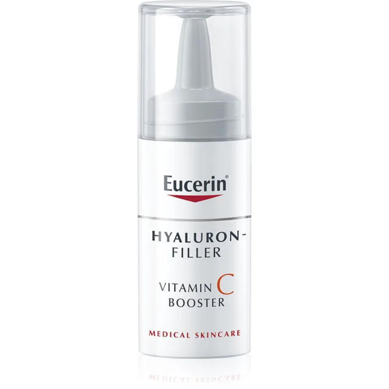 Eucerin Hyaluron-Filler Vitamin C Booster λαμπρυντικός αντιρυτιδικός ορός με βιταμίνη C 8 ml