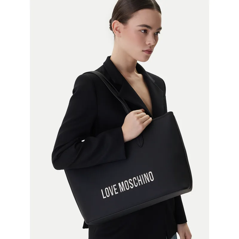 Τσάντα LOVE MOSCHINO JC4190PP1OKD000B Μαύρο