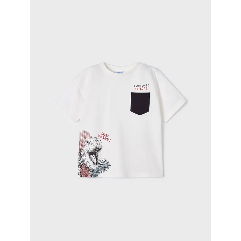 Mayoral T-Shirt 3005 Λευκό Regular Fit