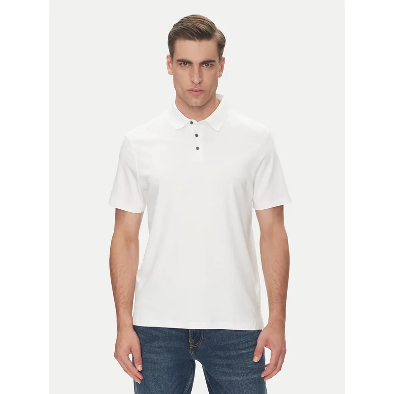 Calvin Klein Polo Supima LV04LB276G Λευκό Regular Fit