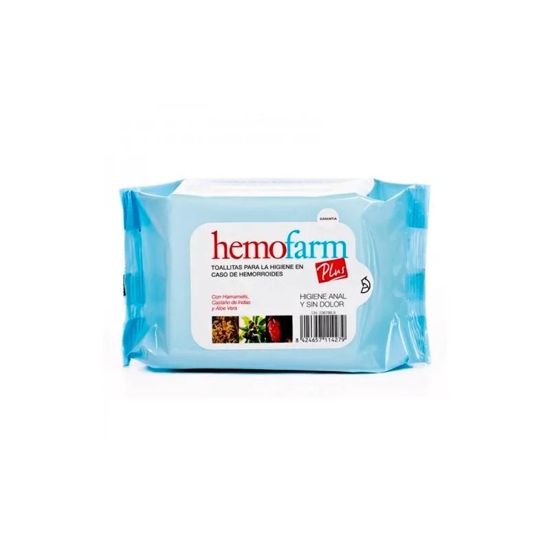 Hemofarm Plus Wet Wipes 20 Sachets