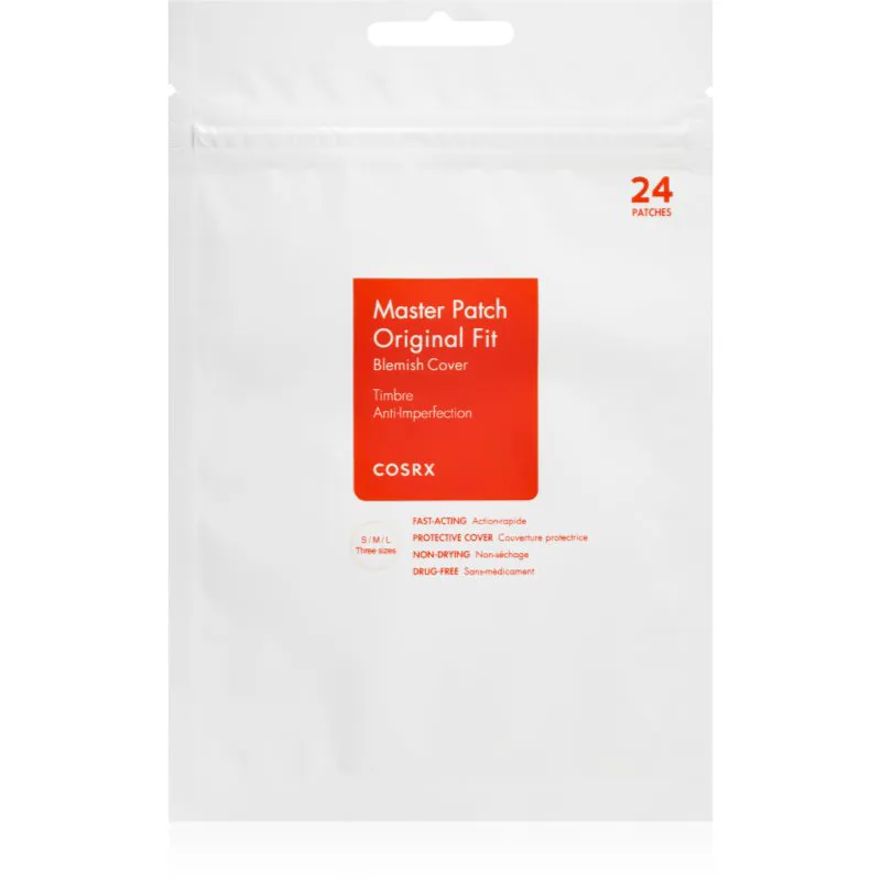 Cosrx Master Patch Original Fit καθαριστικό έμπλαστρο για προβληματική επιδερμίδα 24 τμχ