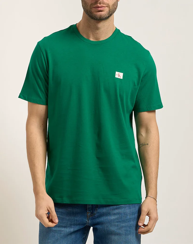 CALVIN KLEIN JEANS SS BADGE 30S JERSEY CLASSIC TEE LV04RC272G-L4G Green