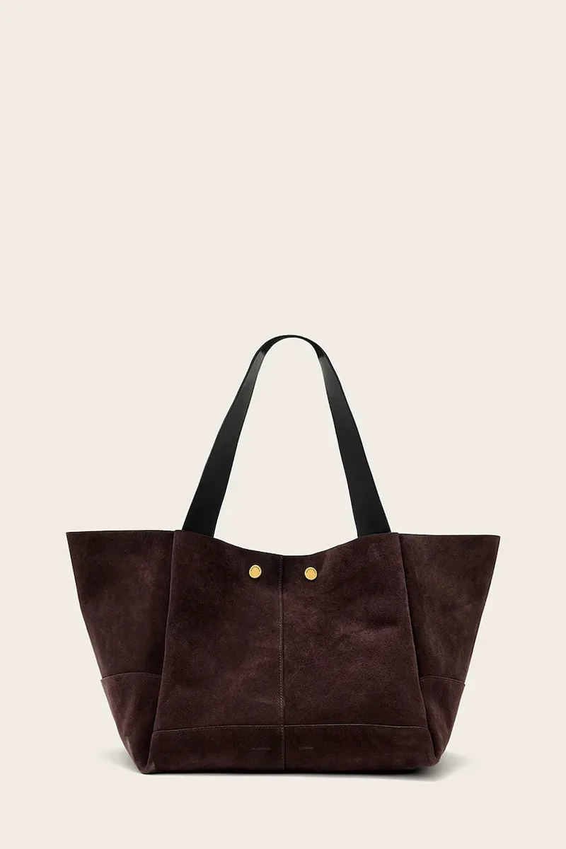 AllSaints shopper γυναικεία από δέρμα σουέτ ROSALIE