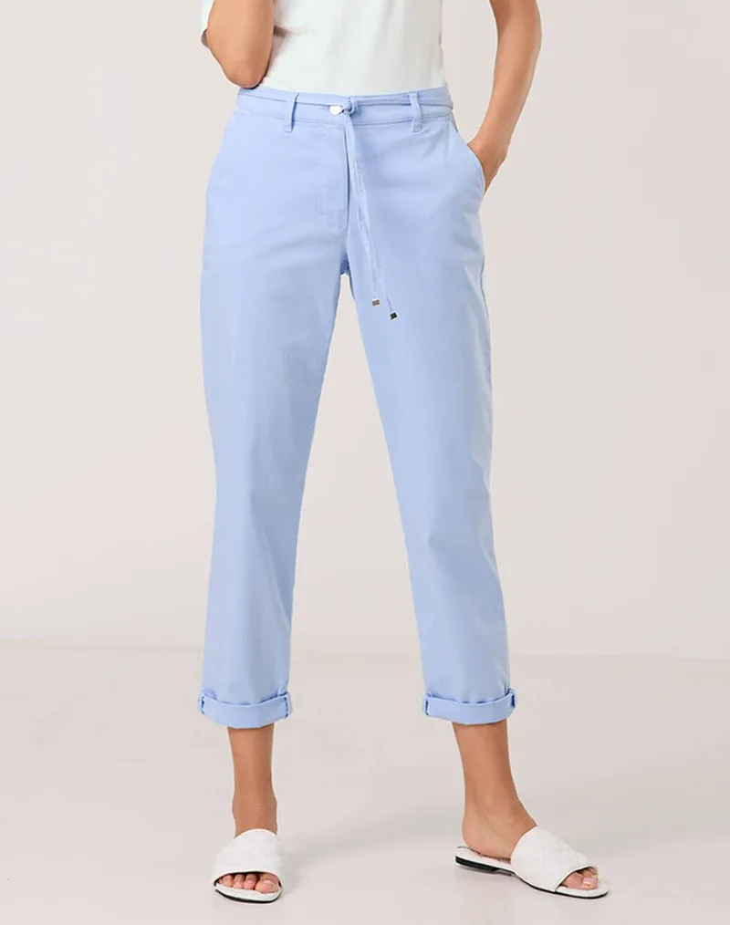 GERRY WEBER PANT LEISURE CROPPED 925045-66933-80933 LightBlue