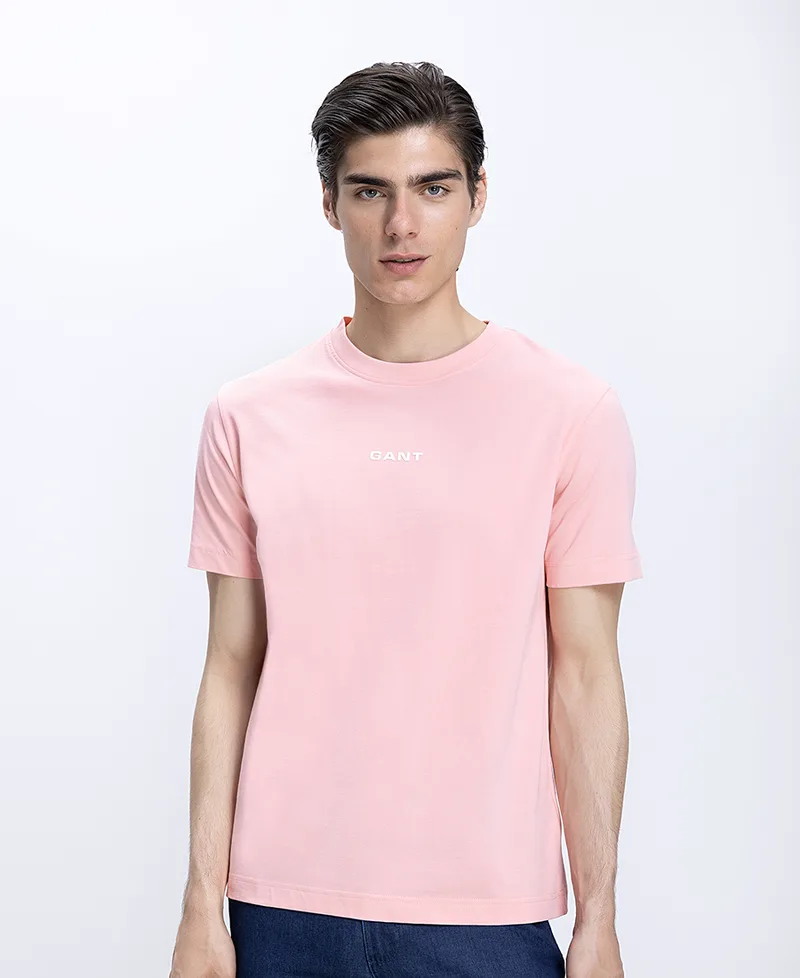Gant Ανδρικό T-Shirt Βαμβακερό Με Logo