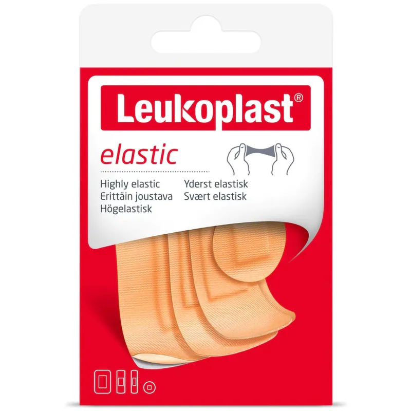 Leukoplast Elastic Strips Αυτοκόλλητα Ελαστικά Επιθέματα Πληγών σε 4 Μεγέθη 40 Τεμάχια