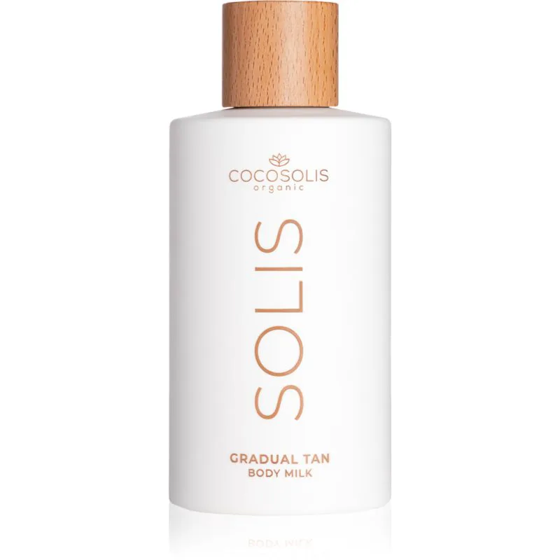 COCOSOLIS SOLIS Gradual Tan Body Milk γαλάκτωμα αυτομαυρίσματος για σταδιακό μαύρισμα με άρωμα Caramel Latte 200 ml