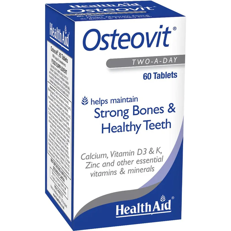 Health Aid Osteovit Συμπλήρωμα Διατροφής Βιταμινών & Μετάλλων για Υγιή & Γερά Οστά & Δόντια 60tabs