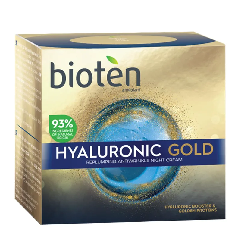 Κρέμα Νύχτας Hyaluronic Χρυσό 50ml