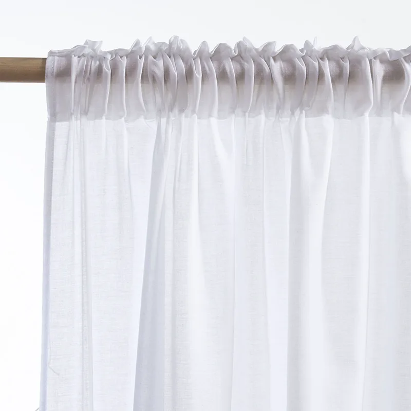 Κουρτίνα Με Τρέσα 140X270 Nef Nef Antel White (140x270)