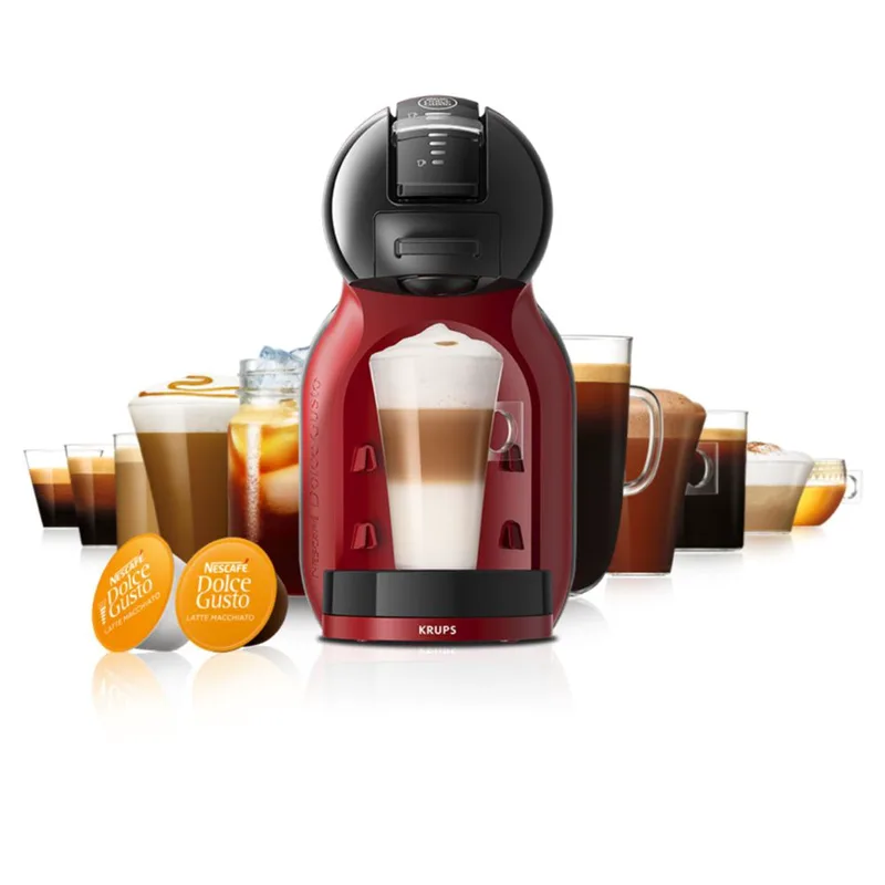 Krups Mini Me Καφετιέρα για Κάψουλες Dolce Gusto Πίεσης 15bar Κόκκινη