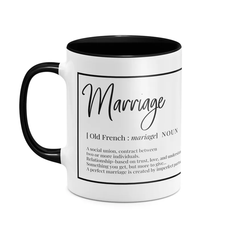 What is Marriage - Κούπα - Μαύρο - Απλή