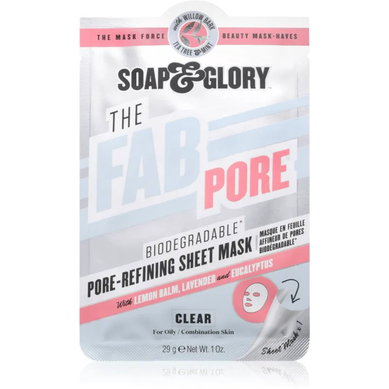 Soap & Glory The Fab Pore φύλλο μάσκας 29 γρ