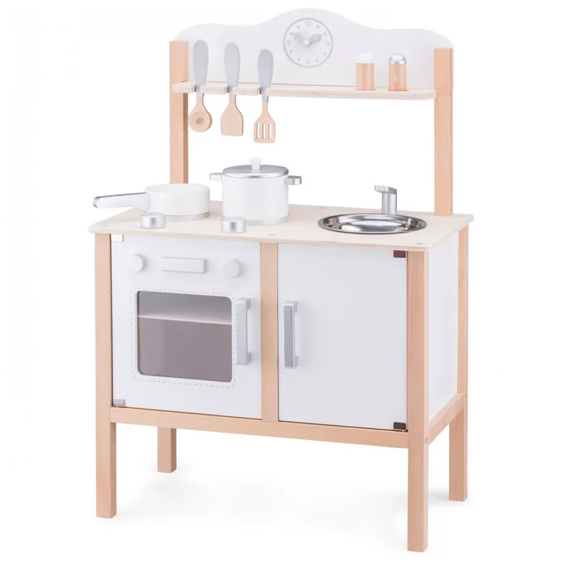 Ξύλινο Παιχνίδι Ρόλων (55x30x89) New Classic Toys Bon Appetit Modern White