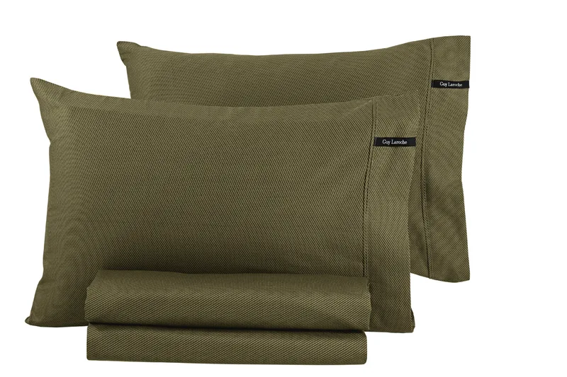 Ζεύγος Μαξιλαροθήκες Minimal Khaki 50Χ70