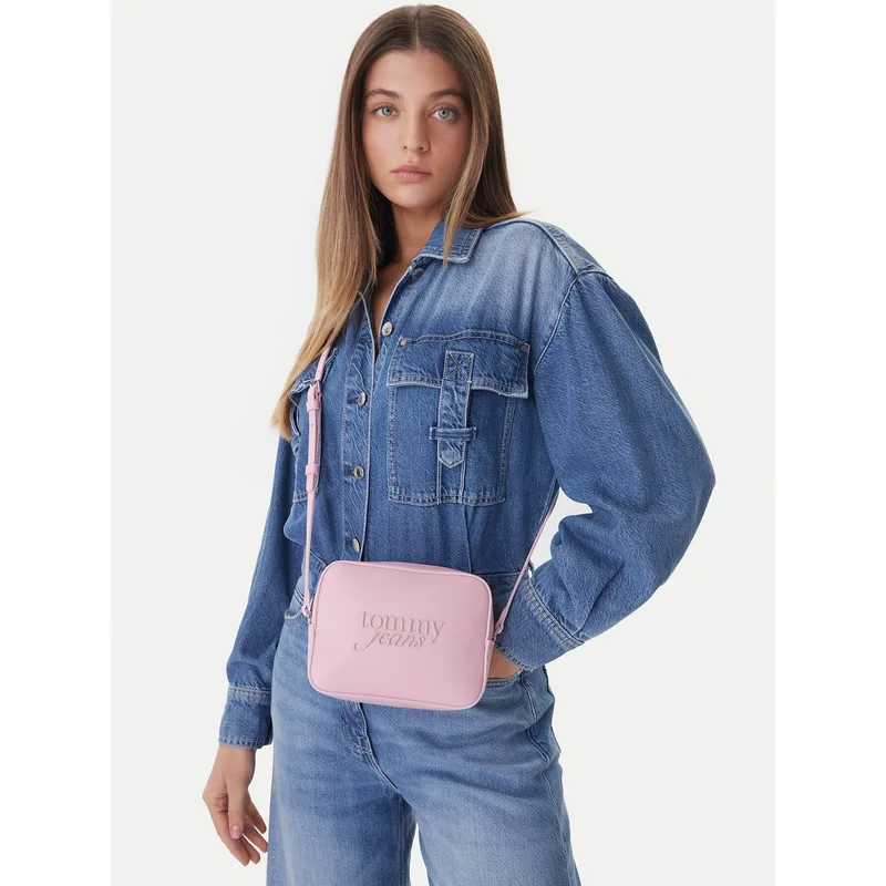 Τσάντα Tommy Jeans Tjw Must Camera Bag AW0AW18451 Ροζ