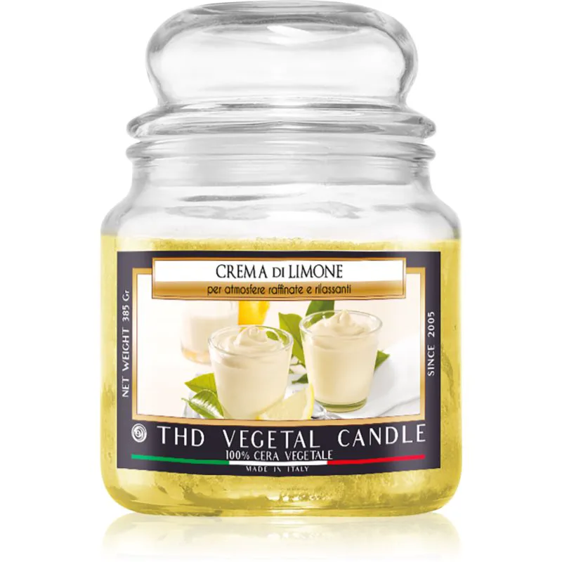 THD Italian Luxury Crema Di Limone αρωματικό κερί 400 γρ
