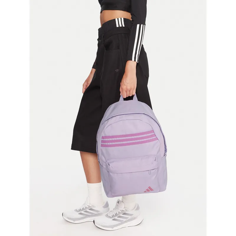 Σακίδιο adidas Classic 3-Stripes Horizontal JZ3322 Μωβ