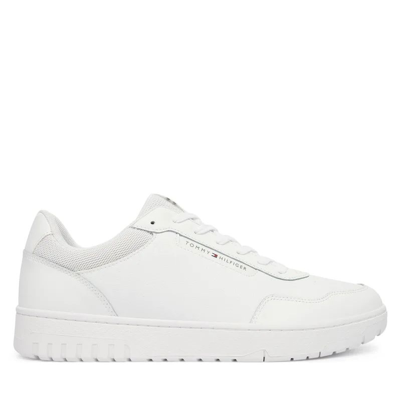 Αθλητικά Tommy Hilfiger Th Basket Core Lite Lth FM0FM05713 Λευκό