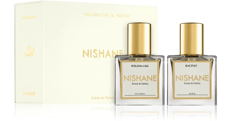 Nishane Hacivat & Wulong Cha Travel Set unisex travel kit 2× 15 ml