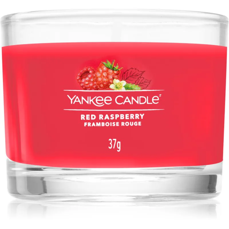 Yankee Candle Red Raspberry αναθηματικό κερί glass 37 γρ