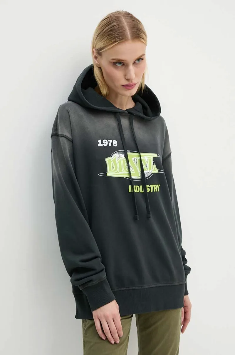 Βαμβακερή μπλούζα Diesel F-BUXT-HOOD-P2