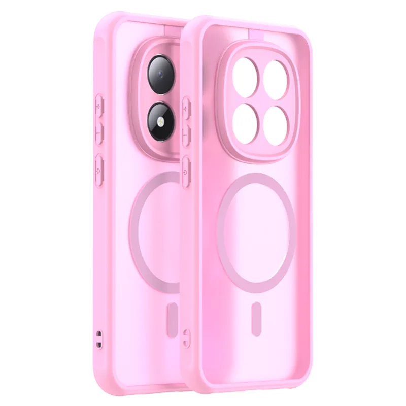 Θήκη Xiaomi Redmi Note 15 Pro 5G Techsuit HaloFrost II MagSafe Σκληρή Ημιδιάφανη με MagSafe - Ροζ (5949419358195)