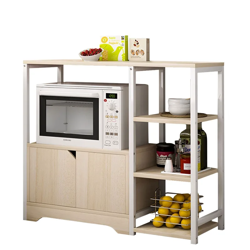 Ραφιέρα Κουζίνας ArteLibre LYNX Maple/Λευκό MDF/Μέταλλο 80x30x71cm