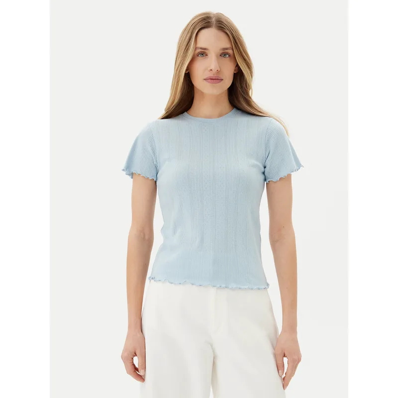 Pieces T-Shirt Fia 17155480 Γαλάζιο Regular Fit