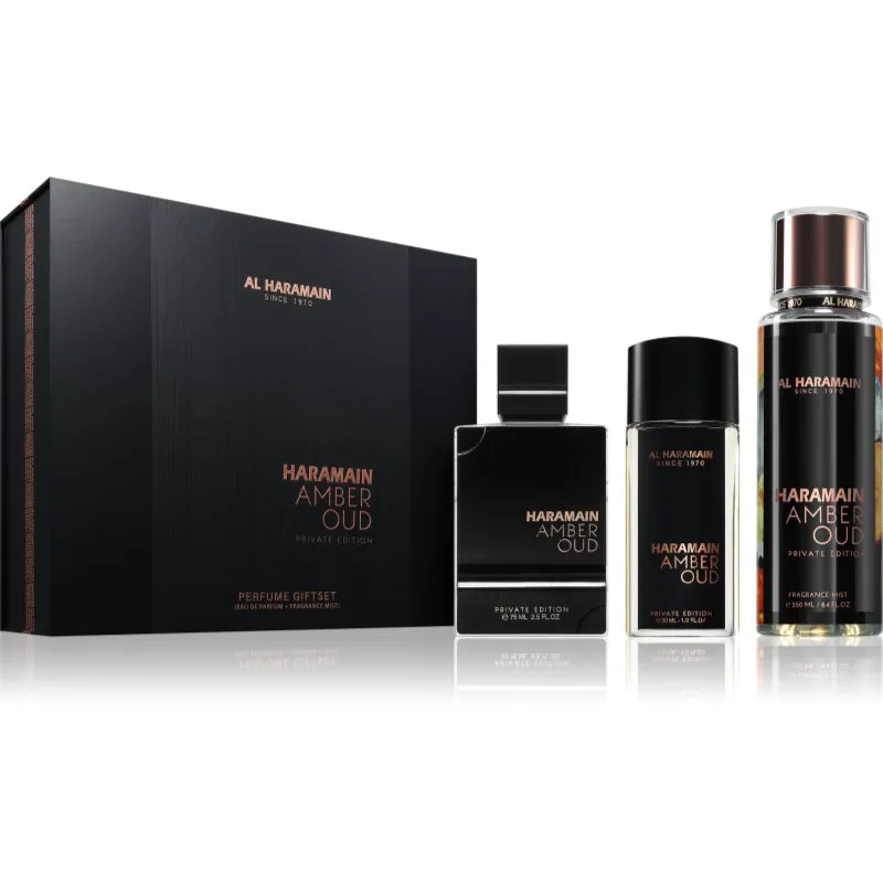 Al Haramain Amber Oud Private Edition σετ δώρου unisex 1 τμχ