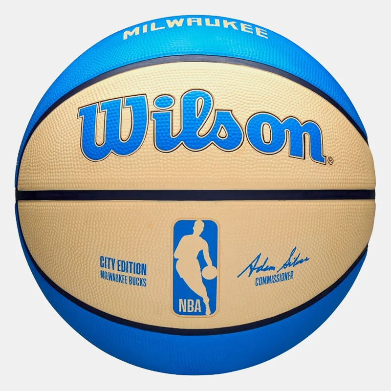 Wilson NBA Team City Edition Milwaukee Bucks Indoor/Outdoor Μπάλα Μπάσκετ (9000223477_84920)