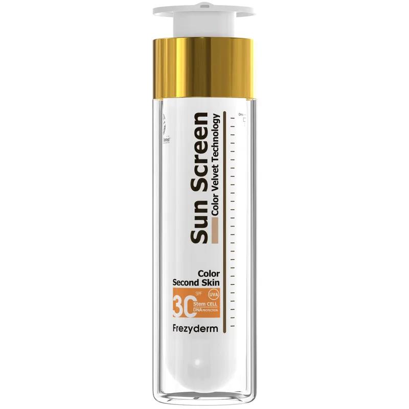 Frezyderm Sun Screen Color Velvet Face Spf30 Αντηλιακό Προσώπου με Χρώμα, Υψηλής Προστασίας & Βελούδινης Υφής 50ml