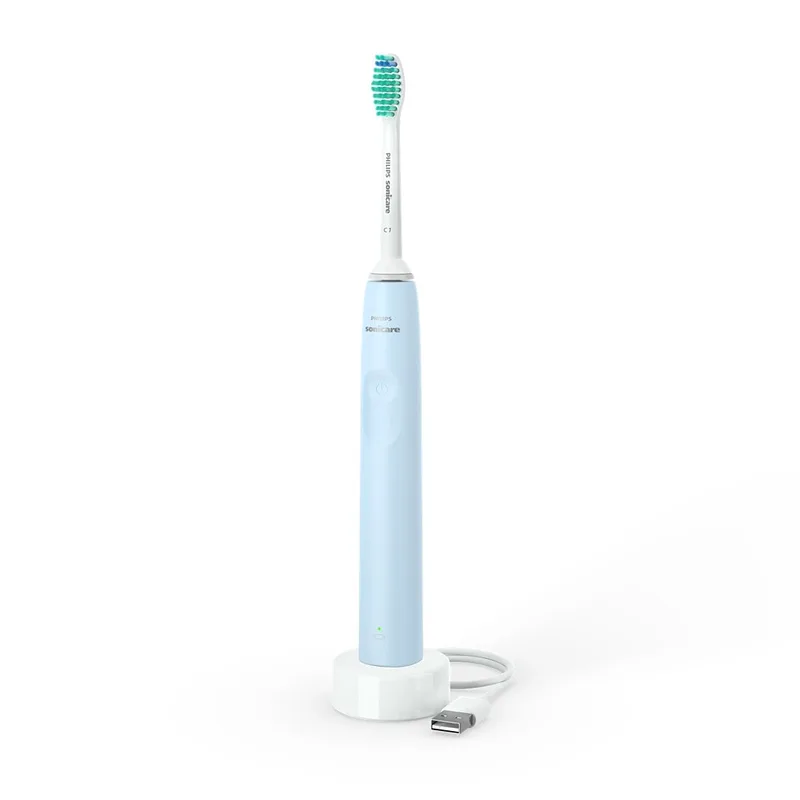 Philips Sonicare 2100 Series Ηλεκτρική Οδοντόβουρτσα για Επαγγελματικό Καθαρισμό Ανάμεσα στα Δόντια 1 Τεμάχιο, Κωδ HX3651/12 - Γαλάζιο