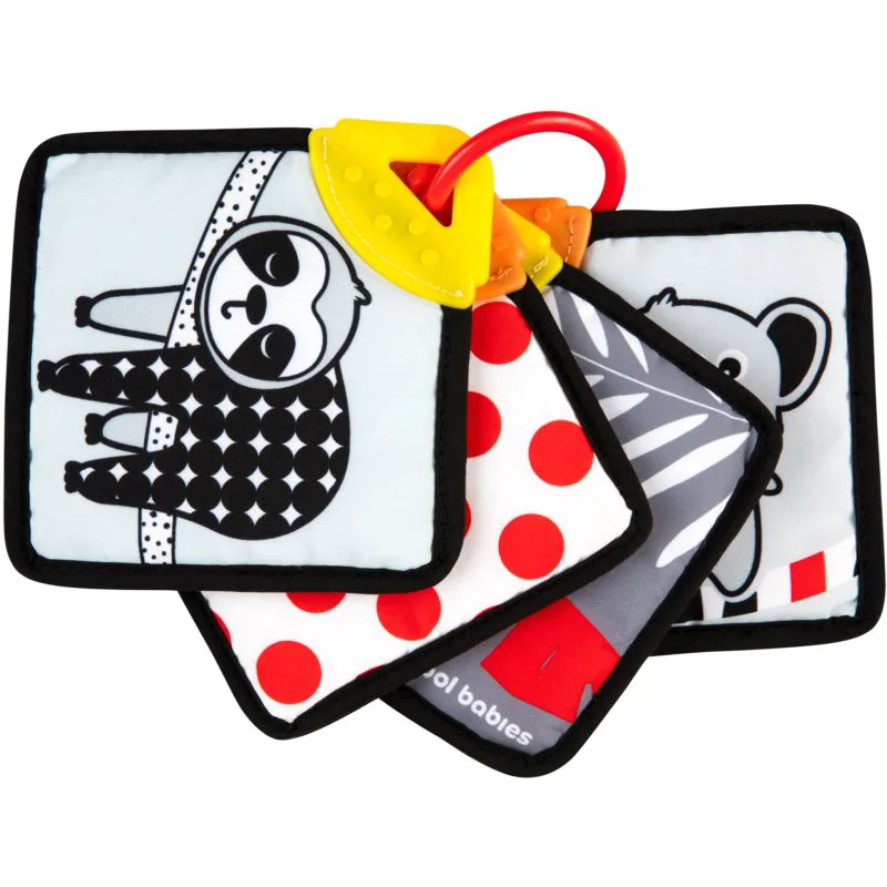 Canpol babies BabiesBoo Sensory Cards with Teether βιβλίο δραστηριοτήτων με μασητικό 1 τμχ