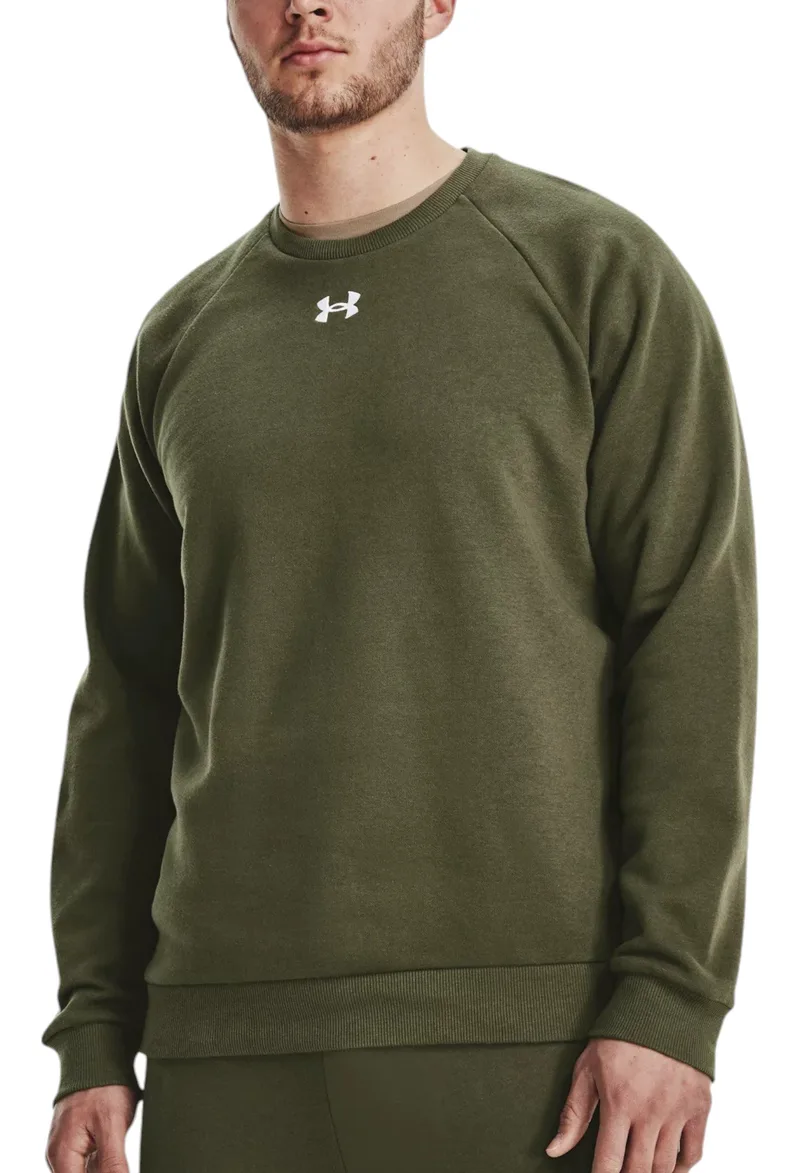 Μπλούζα Μακρυμάνικη Under Armour Rival Fleece Crew 1379755-390 Ανδρικό