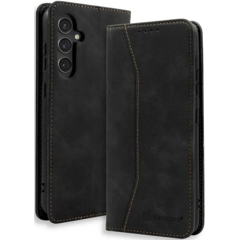 Θήκη Samsung Galaxy A37 Bodycell Book Case Πορτοφόλι - Black (5206015086014)
