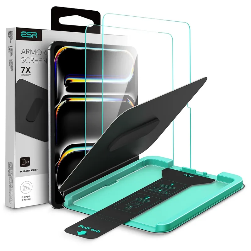 ESR UltraFit Armorite Tempered Glass iPad Pro 11 (2024/2025) (2-Pack)